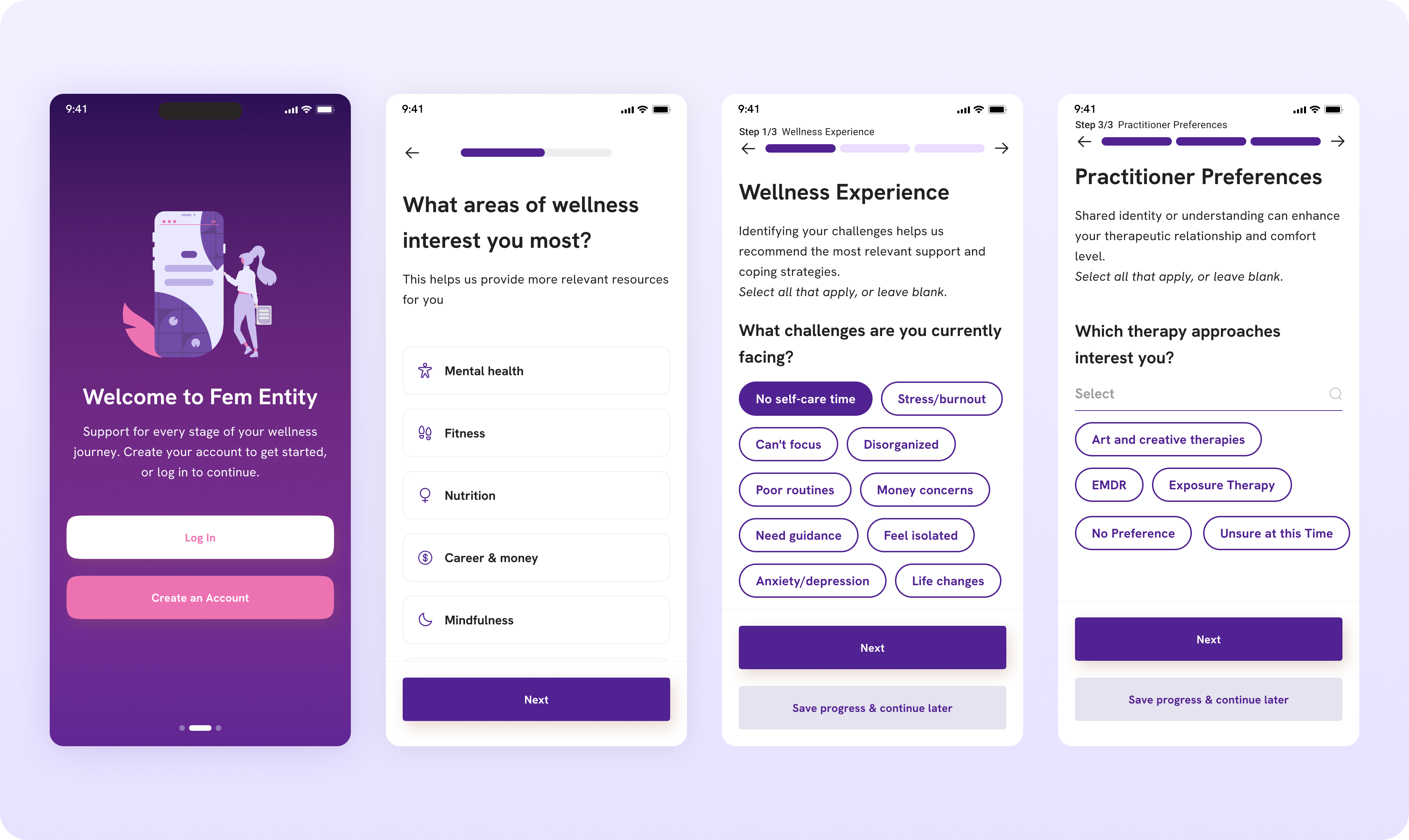 Final onboarding flow